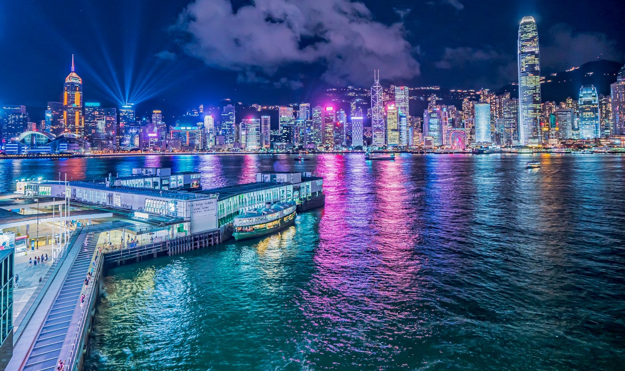 Hong Kong — city skyline during night time